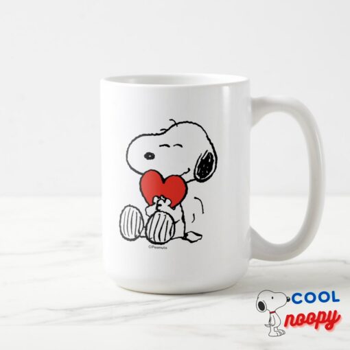 Peanuts Valentines Day Snoopy Heart Hug Mug 6