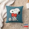 Peanuts Valentines Day Snoopy Heart Hug Throw Pillow 8