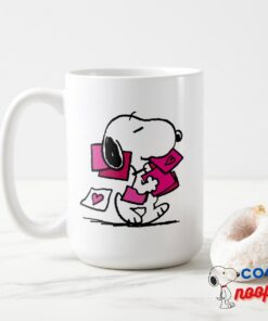 Peanuts Valentines Day Snoopy With Valentines Mug 15