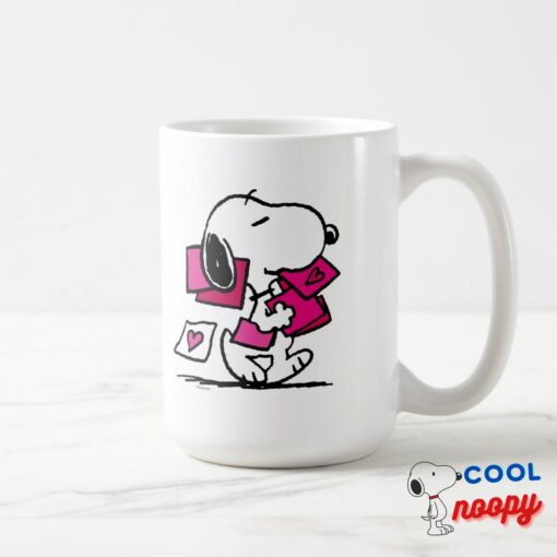 Peanuts Valentines Day Snoopy With Valentines Mug 6