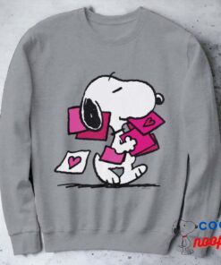Peanuts Valentines Day Snoopy With Valentines Sweatshirt 5