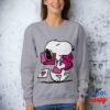 Peanuts Valentines Day Snoopy With Valentines Sweatshirt 7
