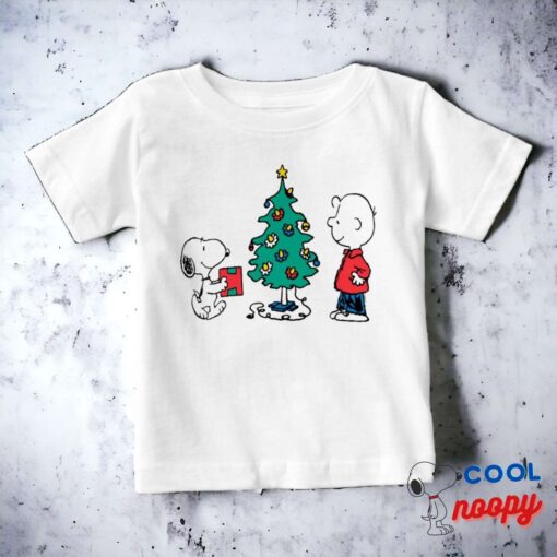 Peanuts Warm Wishes From Snoopy Charlie Brown Baby T Shirt 15