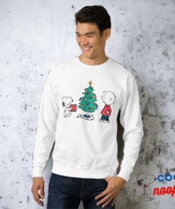 Peanuts Warm Wishes From Snoopy Charlie Brown Sweatshirt 12