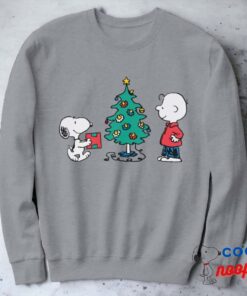 Peanuts Warm Wishes From Snoopy Charlie Brown Sweatshirt 7