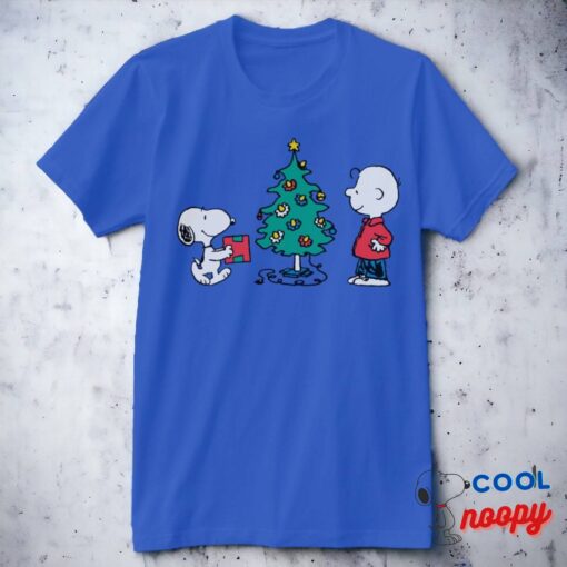 Peanuts Warm Wishes From Snoopy Charlie Brown T Shirt 10
