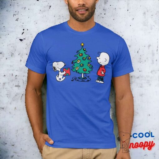 Peanuts Warm Wishes From Snoopy Charlie Brown T Shirt 2