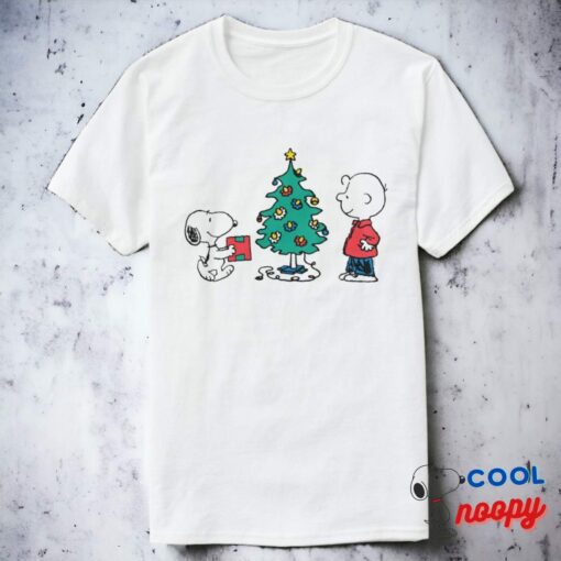 Peanuts Warm Wishes From Snoopy Charlie Brown T Shirt 3