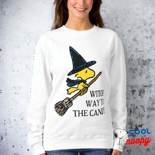 Peanuts Woodstock Halloween Witch Sweatshirt 1