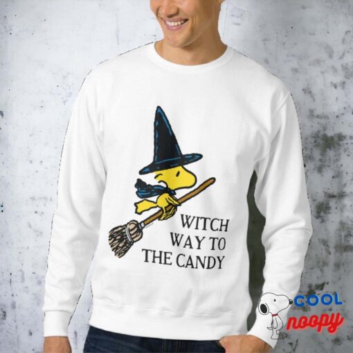 Peanuts Woodstock Halloween Witch Sweatshirt 2