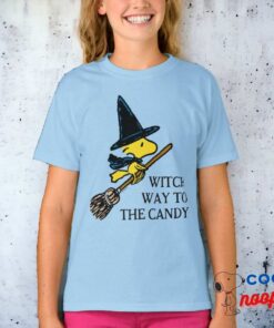 Peanuts Woodstock Halloween Witch T Shirt 8