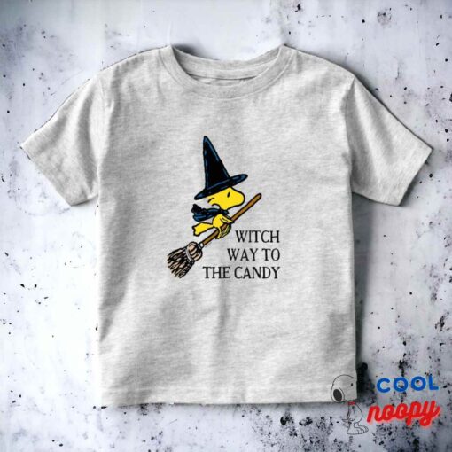 Peanuts Woodstock Halloween Witch Toddler T Shirt 3