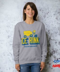 Peanuts Woodstock Ice Rink Maintenance Sweatshirt 5