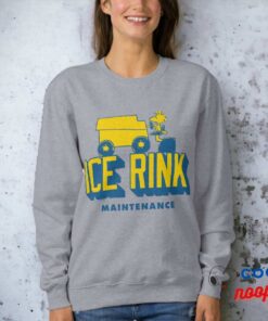 Peanuts Woodstock Ice Rink Maintenance Sweatshirt 6