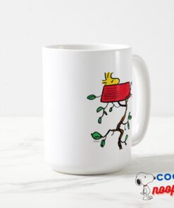 Peanuts Woodstock Napping In Snoopys Dish Mug 15