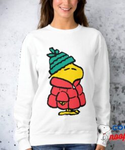 Peanuts Woodstock Puffy Winter Jacket Sweatshirt 1