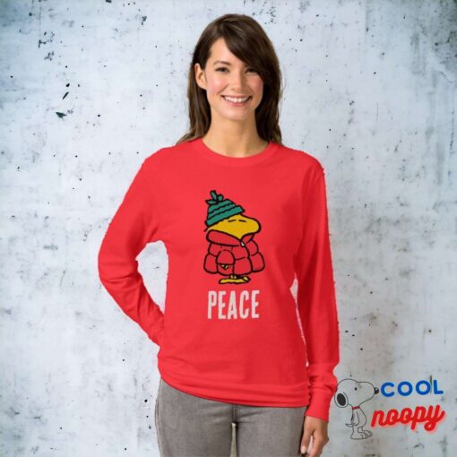 Peanuts Woodstock Puffy Winter Jacket T Shirt 5