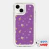 Peanuts Woodstock Purple Heart Pattern Speck Iphone Case 8