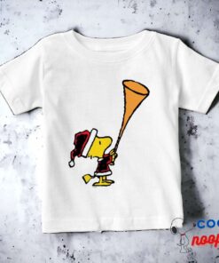Peanuts Woodstock Santa Claus Baby T Shirt 15
