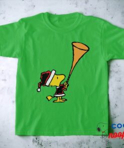 Peanuts Woodstock Santa Claus T Shirt 10
