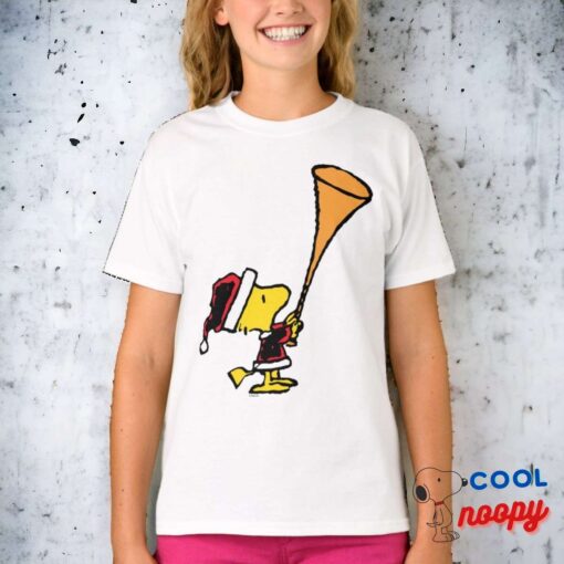 Peanuts Woodstock Santa Claus T Shirt 11