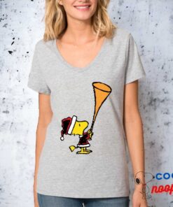 Peanuts Woodstock Santa Claus T Shirt 12
