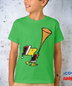 Peanuts Woodstock Santa Claus T Shirt 15