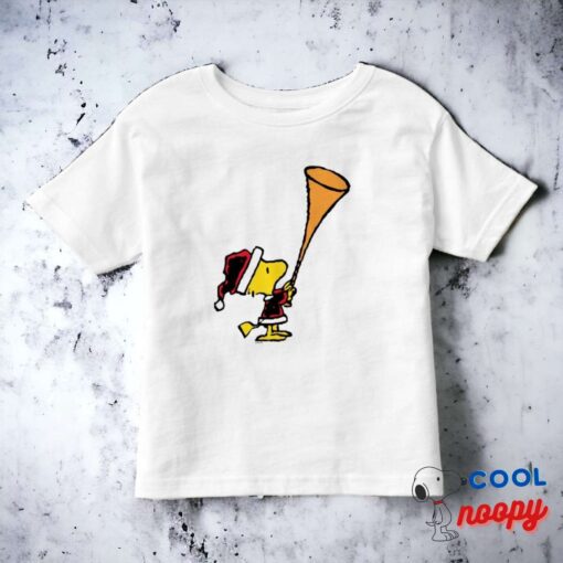 Peanuts Woodstock Santa Claus Toddler T Shirt 15