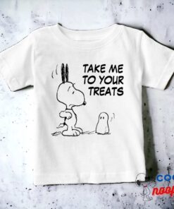 Peanuts Woodstock Scares Snoopy Baby T Shirt 8