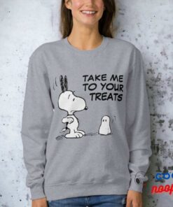 Peanuts Woodstock Scares Snoopy Sweatshirt 11