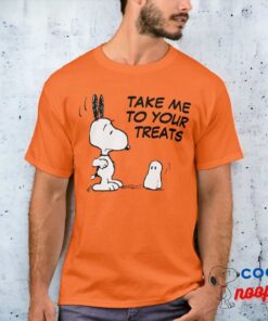 Peanuts Woodstock Scares Snoopy T Shirt 10