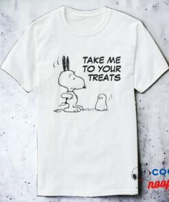 Peanuts Woodstock Scares Snoopy T Shirt 11
