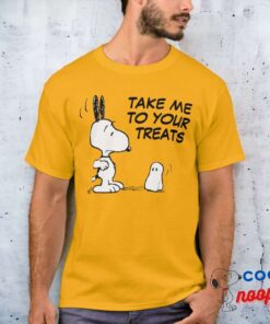 Peanuts Woodstock Scares Snoopy T Shirt 15