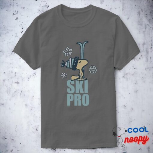 Peanuts Woodstock Ski Pro T Shirt 2