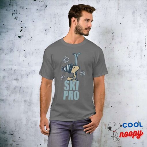 Peanuts Woodstock Ski Pro T Shirt 4