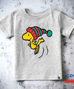 Peanuts Woodstock Winter Beanie Cap Baby T Shirt 4