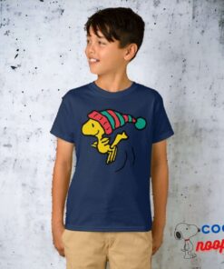 Peanuts Woodstock Winter Beanie Cap T Shirt 8