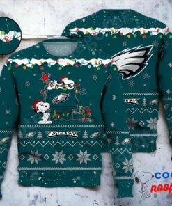 Philadelphia Eagles Snoopy Nfl Ugly Christmas Sweater 1