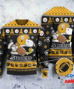 Pittsburgh Steelers Snoopy Nfl Christmas Ugly Sweater Gift 1
