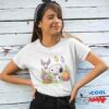 Playful Snoopy Easter T Shirt 4