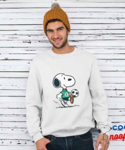 Playful Snoopy Soccer T Shirt 1