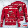 Portland Trail Blazers Snoopy Nba Ugly Christmas Sweater 1