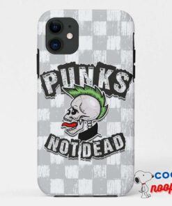 Punks Not Dead Skull Mohawk Punk Rock Rocker Case Mate Iphone Case 8