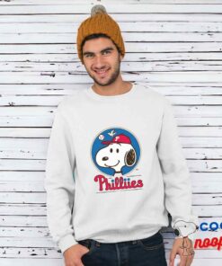 Radiant Snoopy Philadelphia Phillies Logo T Shirt 1