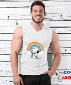 Rare Snoopy Rainbow T Shirt 3