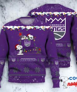 Sacramento Kings Snoopy Nba Ugly Christmas Sweater 1