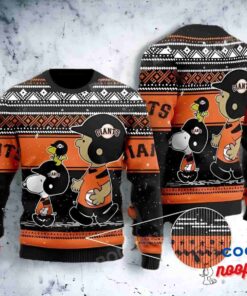 San Francisco Giants Mlb Fan, Snoopy Lover Ugly Christmas Sweater 1