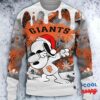 San Francisco Giants Snoopy Dabbing The Peanuts Sports Christmas Ugly Christmas Sweater 1