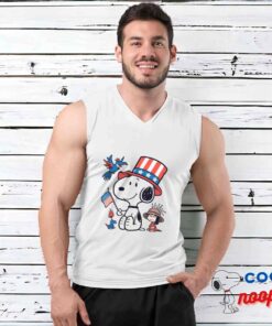Selected Snoopy 4th Of July T Shirt 3