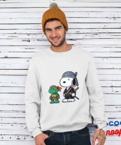 Selected Snoopy Ninja Turtle T Shirt 1